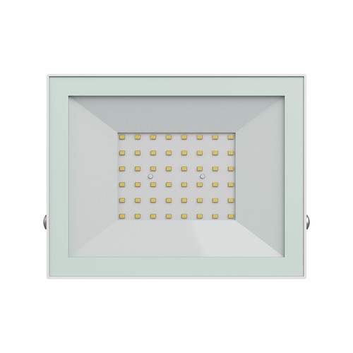 Noctis Lux 4 strålkastare 50W - kallvit, 230V, IP65, 176x137x25mm, vit
