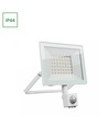 Noctis Lux 4 strålkastare 50W - Varmvit, 230V, IP44, 176x221x53mm, vit, PIR-sensor