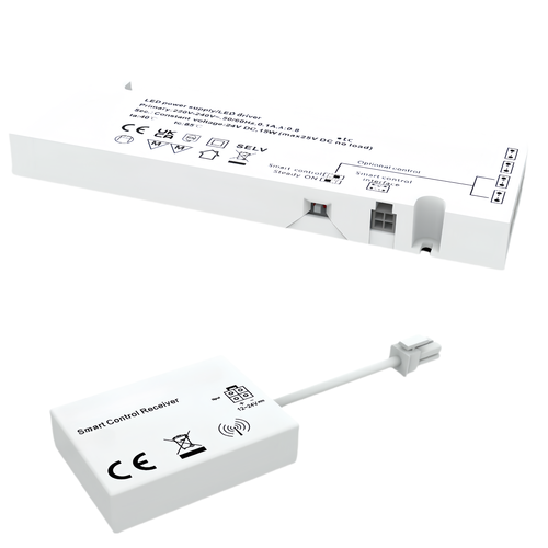 LEDlife Möbelspot Zigbee strömförsörjning 30W - För Sono och Reco möbelspot, RF, max. 5 spot, inkl. fjärrkontroll