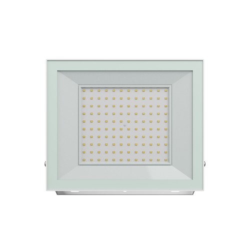 Noctis Lux 4 strålkastare 100W - Varmvitt, 230V, IP65, 251x207x26mm, vit