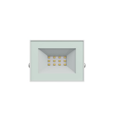 Noctis Lux 4 strålkastare 10W - neutralvit, 230V, IP65, 94x78x24mm, vit