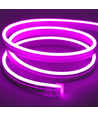 Lila 8x16 CLIP-ON Neon Flex LED - 8W per. meter, IP67, 24V