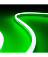 Grön 8x16 CLIP-ON Neon Flex LED - 8W per. meter, IP67, 24V