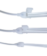 Ljusblå 8x16 CLIP-ON Neon Flex LED - 8W per. meter, IP67, 24V
