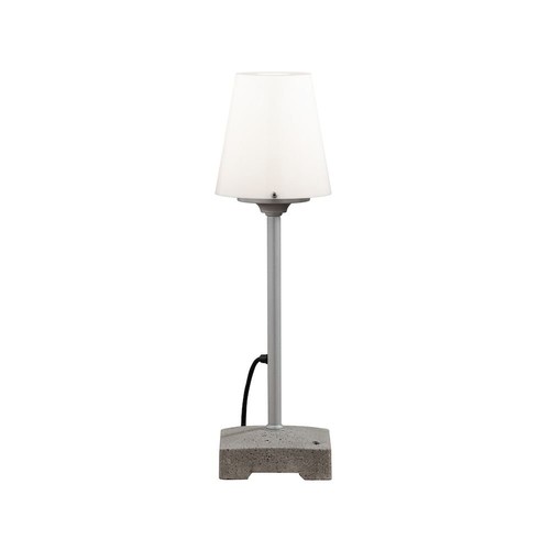 Outlet: Lucca Lounge Utomhus Golv/Bordslampa E27, H59, IP44 i Grå - Konstsmide