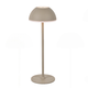 Uppladdningsbar LED bordslampa Inomhus/utomhus - Beige, touch dimbar, 3i1, IP54 utomhus bordslampa