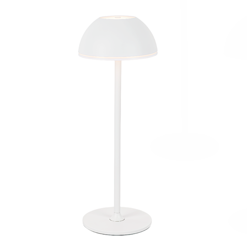 Uppladdningsbar LED bordslampa Inomhus/utomhus - Vit, touch dimbar, 3i1, IP54 utomhus bordslampa