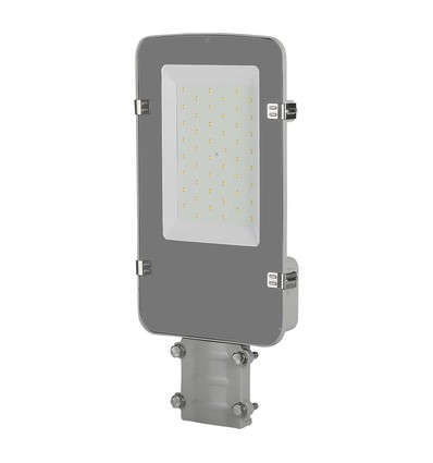 V-Tac 30W LED gatulampa - Ø50/Ø60mm, Samsung chip, IP65, grått hus