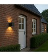 LEDlife CUBIC 6W vägglampa - Svart, fyrkantig, upp/ned, justerbar, inne/ute, IP65, inkl. ljuskälla