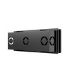 6W infälld trappljus CCT - 3 ljusfärger, IP54, Svart, 23 x 8,4 x 5,2cm, svart, 230V