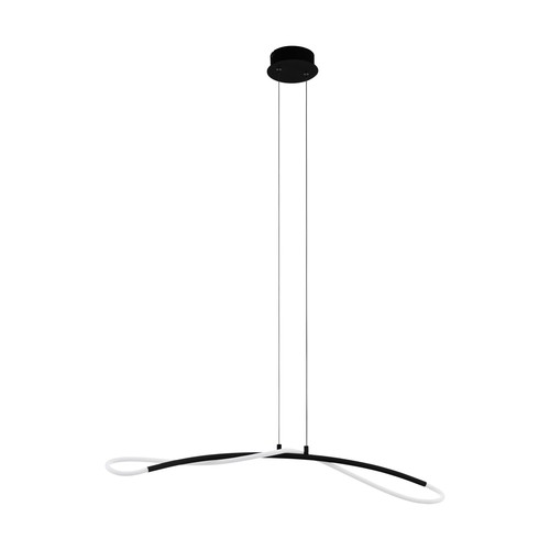 Outlet: EGLO Egidonella LED Pendel Lampa 20W i Svart/Vit