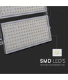 500W LED Strålkastare - 135lm/W, IP65, Svart hölje, arbetslampa, 1m kabel