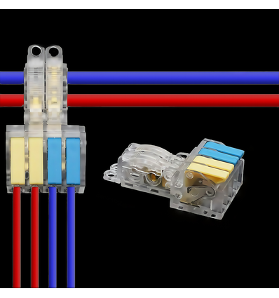 1 st. skruvlös T-skarvklämma - 250V, 2 till 4, 32A