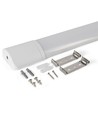CCT justerbar 48W LED armatur - 150cm, kan seriekopplas, 230V