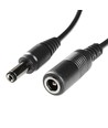 DC-Förlängningskabel - 5 m, 5V-24V, svart