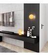 Mush LN2 Orange bordlampa - Ø18 cm, G9, 230V, utan ljuskälla