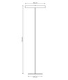 Nemo LN2 Orange bordslampa - Ø20 cm, G9, 230V, utan ljuskälla