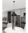 Lunaro 1L Svart pendellampa - Ø40 cm, GX53, 230V, utan ljuskälla