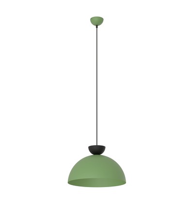 Lunaro 1L Svart/Grön pendellampa - Ø40 cm, GX53, 230V, utan ljuskälla
