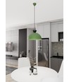 Lunaro 1L Svart/Grön pendellampa - Ø40 cm, GX53, 230V, utan ljuskälla