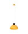 Lunaro 1L Svart/Orange pendellampa - Ø40 cm, GX53, 230V, utan ljuskälla