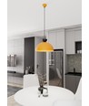 Lunaro 1L Svart/Orange pendellampa - Ø40 cm, GX53, 230V, utan ljuskälla