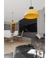 Lunaro 1L Svart/Orange pendellampa - Ø40 cm, GX53, 230V, utan ljuskälla