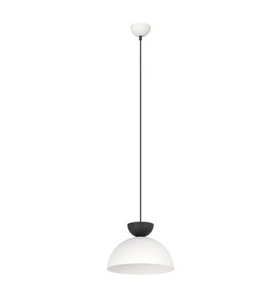 Lunaro 1S Vit/Svart pendellampa - Ø30 cm, GX53, 230V, utan ljuskälla