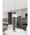 Lunaro 1L Vit/Svart pendellampa - Ø40 cm, GX53, 230V, utan ljuskälla