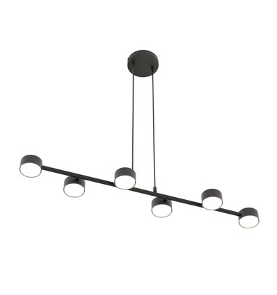 Megara 6 Svart pendellampa - GX53, 230V, utan ljuskälla
