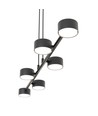 Megara 6 Svart pendellampa - GX53, 230V, utan ljuskälla