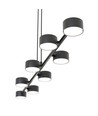 Megara 8 Svart pendellampa - GX53, 230V, utan ljuskälla