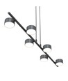 Sora 6 Svart pendellampa - GX53, 230V, utan ljuskälla