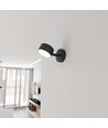 Sora K1 Svart vägglampa - GX53, 230V, utan ljuskälla