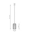 Vander 1 Svart/Guld pendellampa - Ø16 cm, E27, 230V, utan ljuskälla