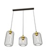 Vander 3 Svart/Guld pendellampa - Ø16 cm, E27, 230V, utan ljuskälla
