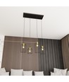 Vander 4 Svart/Guld pendellampa - Ø16 cm, E27, 230V, utan ljuskälla