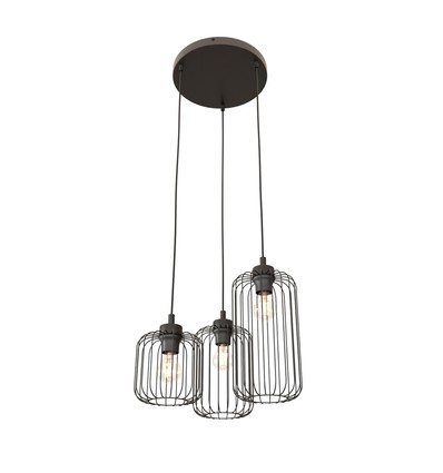 Vander 3PREM Svart pendellampa - Ø16 cm, E27, 230V, utan ljuskälla