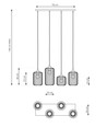 Vander 4 Svart pendellampa - Ø16 cm, E27, 230V, utan ljuskälla