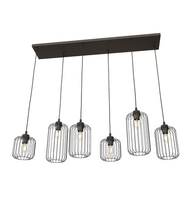 Vander 6 Svart pendellampa - Ø16 cm, E27, 230V, utan ljuskälla