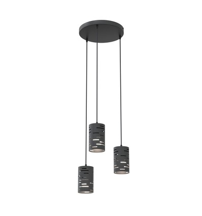 Tank 3PREM Svart pendellampa - Ø10 cm, E27, 230V, utan ljuskälla