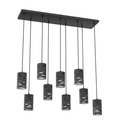 Tank 9 Svart pendellampa - Ø10 cm, E27, 230V, utan ljuskälla