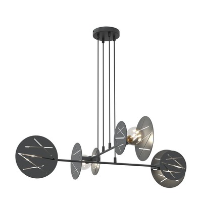 Xotic 4 Svart pendellampa - Ø20 cm, E27, 230V, utan ljuskälla