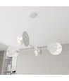 Xotic 4 Vit pendellampa - Ø20 cm, E27, 230V, utan ljuskälla
