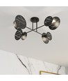 Frick 4 Svart taklampa - Ø20 cm, E27, 230V, utan ljuskälla