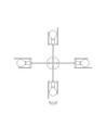 Euforia 4 Svart pendellampa - Ø20 cm, E27, 230V, utan ljuskälla