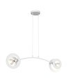 Euforia 2 Vit pendellampa - Ø20 cm, E27, 230V, utan ljuskälla