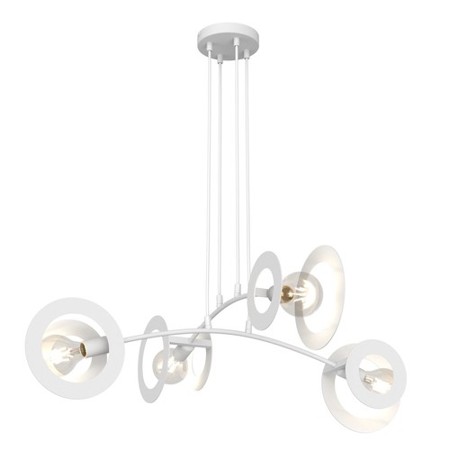 Euforia 4 Vit pendellampa - Ø20 cm, E27, 230V, utan ljuskälla