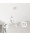 Euforia 4 Vit pendellampa - Ø20 cm, E27, 230V, utan ljuskälla