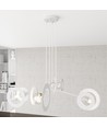 Euforia 4 Vit pendellampa - Ø20 cm, E27, 230V, utan ljuskälla